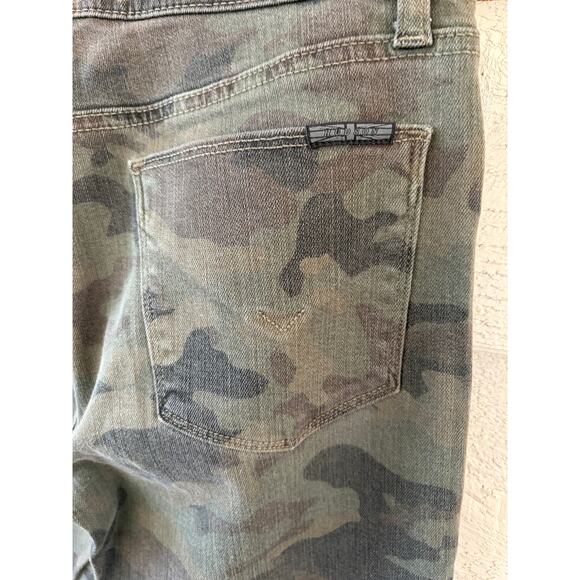 Hudson Camo Skinny Jeans Women’s Size 27 Stretch Camouflage Denim Pants - Picture 8 of 9